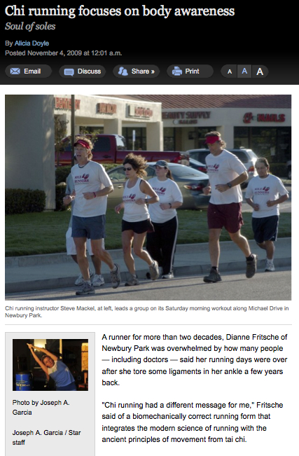 Sole Runners Newbury Park Article